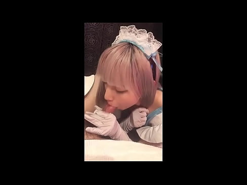 ❤️ Japonų dievaitis [mayuka], prancūzės tarnaitės kostiumas, 1 dalis, blowjob ir masturbacija su losjonu ❤❌ Anal video prie mūsų ❌